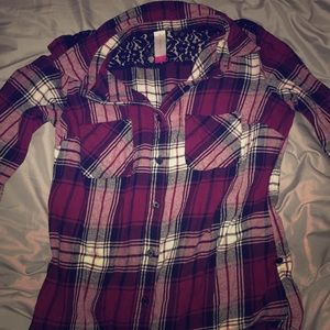 Flannel with Laceback